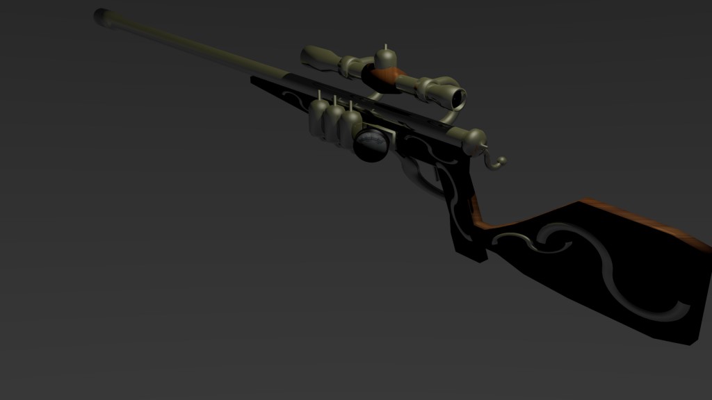 Steampunk Sniper Rifle preview image 4
